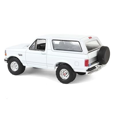 Greenlight 1/64 1993 OJ Bronco XLT, Oxford White, Hobby Exclusive 30452