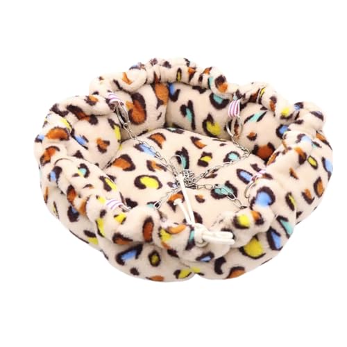 XAGMODSHN Space Saving Hanging Hammock Bed for Small Pet Ferrets and Guinea Pigs Drawstring Nest Bed Small Animal Cage Accessory