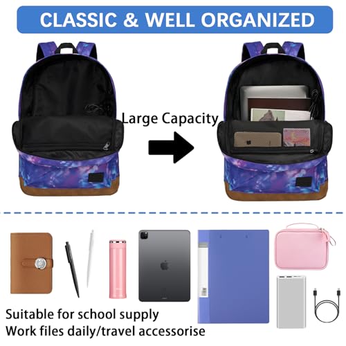 Image of Goloni Backpack for Men Women,Travel Laptop Backpack, Water Resistant 17.3 Inch USB Charging Backpack, Large Capacity Work Commute Bag