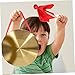 VANZACK 1 Set Copper Gong and Cymbals Gong with Mallet Hand Cymbals for Chinese Opera Percussion Instrument Versatile Use Schools and Personal Practice