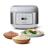 Panasonic SR-DA152WXE Olla Arrocera Automática con Vaporera, Fuzzy Logic, Indicador De Cantidad De Agua, Sin BPA, Mantiene Caliente, Inicio Diferido, Blanco