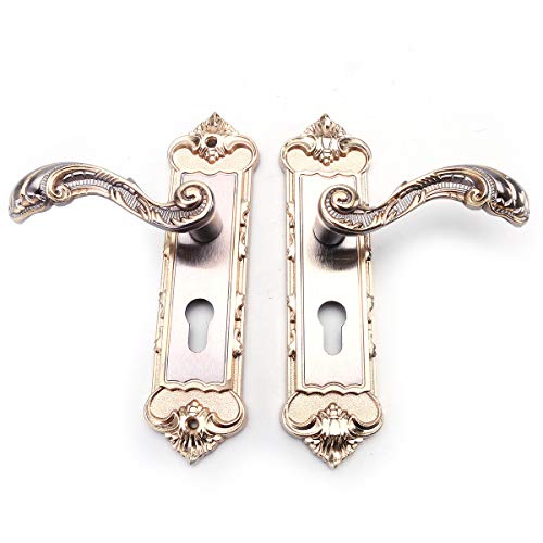 Smandy Cerradura de Puerta Vintage Estilo Europeo Retro Aleación de Aluminio Cerraduras...