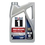 Mobil 1 High Mileage Full Synthetic Motor Oil 5W-20, 5 Quart