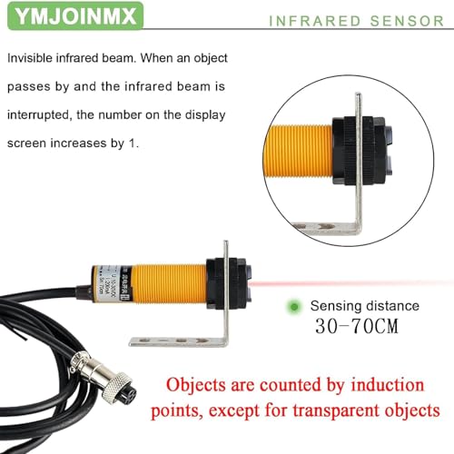 Contador digital LED de 3 pulgadas: evite errores de conteo en cinta transportadora 3