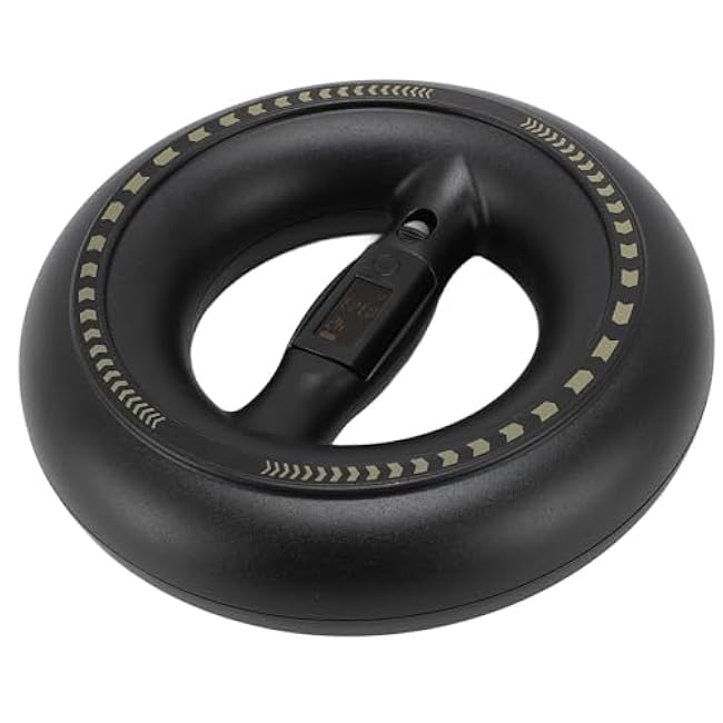 Smart Display Wrist Trainer Ball, Enhanced Grip Wrist Strengthener Forearm Exerciser Ball with Curved Handle for Arm Finger Chest Back Muscle, Suitable for Home or Office