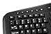 Adesso WKB-1500GB - Wireless Ergonomic Desktop Keyboard and Laser Mouse with Split Keys Design and Palm Rest for Comfort, Long Battery Life, Nano Receiver - Compatible for PC & Windows XP/7/8/10,Black