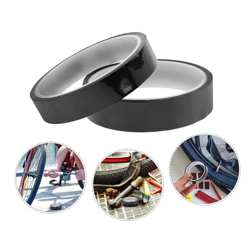 2 Rollos Cinta Protectora para Ruedas Tubular Negro miniatura 7