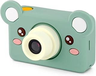 Kidamento Kids Digital Camera & Camcorder, Soft BPA-Free Silicone Casing, WiFi & App, 16GB Memory Card - Model C - Mikayo