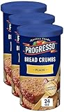 Progresso Quality Foods Plain Breadcrumbs, 24 Ounces (Pack of 3)