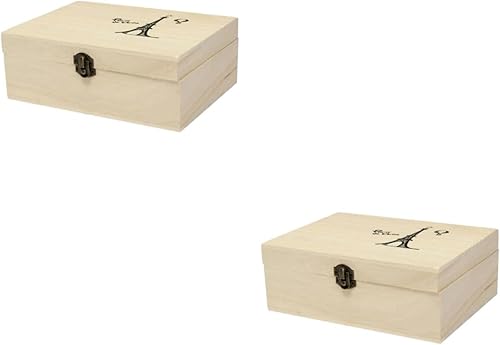 LIFKOME Cajas de cartas Cajas de cartas Organización de escritorio Caja de almacenamiento de joyería Organización de escritorio Caja de