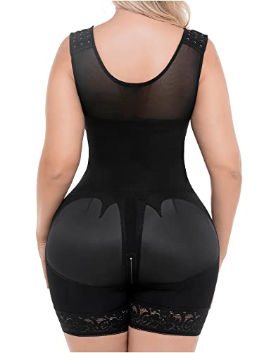 Sonryse 211BF Fajas Colombianas Reductoras Moldeadoras Postparto BBL Stage 2 Liposuction Post Surgical Compression Garments Women Shapewear Black S