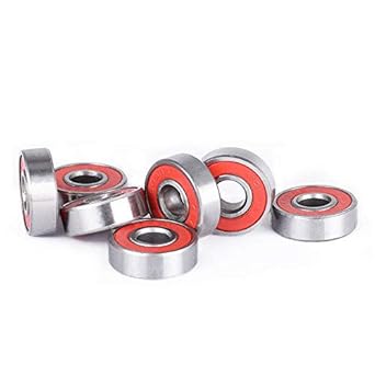 Ketsicart Assembly Bearings Skateboard Chrome Steel Kit Accessory Spare Dustproof