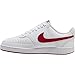 Price comparison product image Nike Court Vision Low, Womens Sneaker, White/University Red-White, 5 UK (38.5 EU)