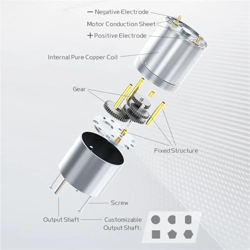 Moteur à engrenages JGB37-3530 24V pour robotique et automatisme