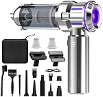 Handheld Vacuum Cordless, 21KPA Powerful Rechargeable Portable Car Vacuum Cleaner Mini Car Cleaner for Pet Hair, Car, Home, Office, Kitchen