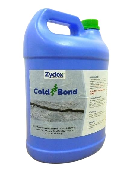 Image of Zydex High Performance Reactive Bonding Agent, White Polyurethane Foam, 850g, for Concrete Cold Joints, Plaster and Gypsum, Water Resistant (5Liter)