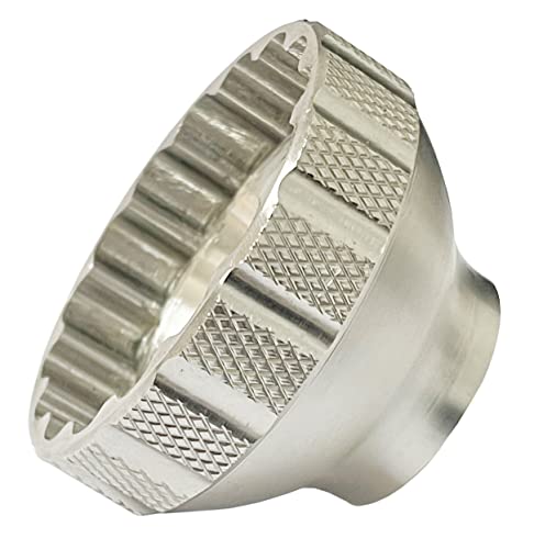 Lkonwee Stainless Steel BBT-59.2 16-Notch Bottom Bracket Tool - fits Shimano BBR60, MT-800, etc.
