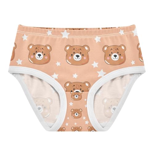 Cute Bear Faces Toddler Girls's Underwear 2T 202c1782