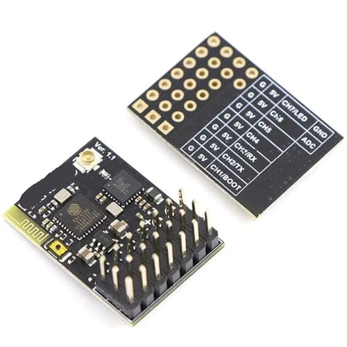 Receptor ELRS 2.4G de 7 canales para explorar largas distancias con tu dron FPV