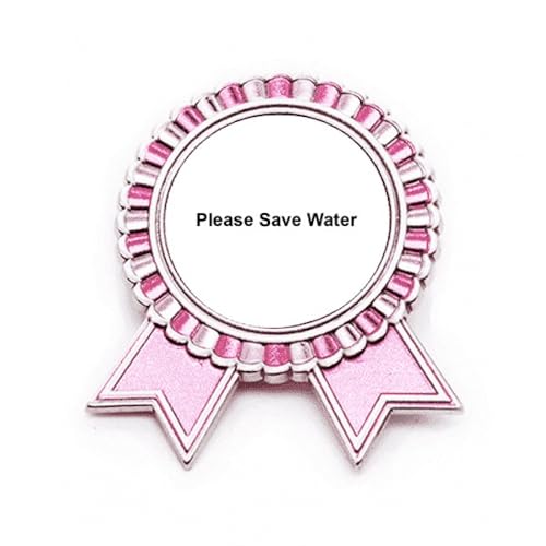 Broche Please Save Water rose en métal M le cadeau engagé parfait pour vos proches