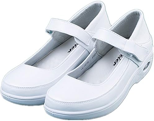 Yougao Women's Nurse Mates Pennie Slip On Nursing Shoe Platform Work Shoes White(P1816) US 7(EU 38)
