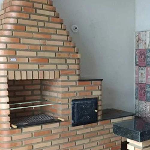 Suporte Extensor Ajustável para Apoio de Espetos e Grelhas em Churrasqueira N 2 (60 até 105cm)