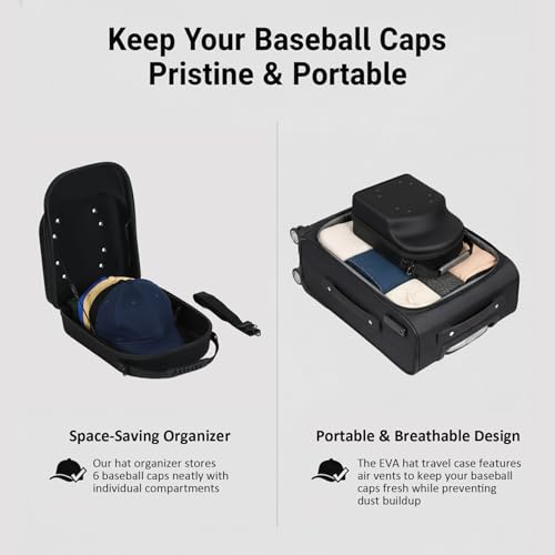 Étui voyage pour chapeau et casquette de baseball lors de vos déplacements