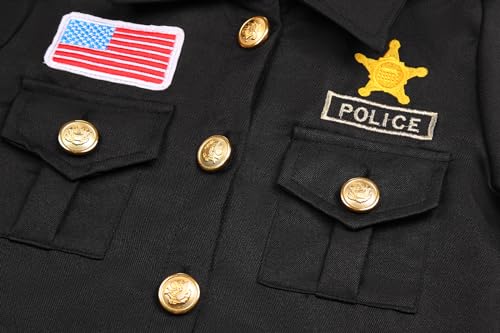 Disfraz Policial Deluxe para Niños 3-4 Años miniatura 6
