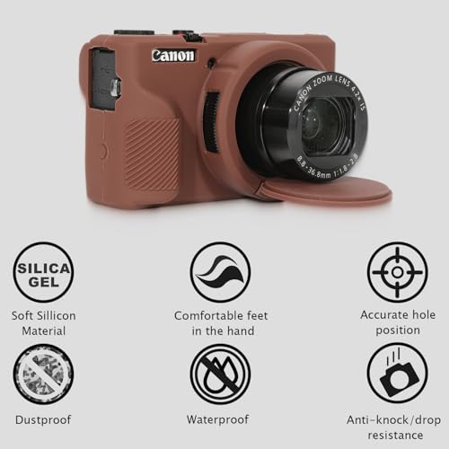 Funda Silicona para Canon PowerShot G7 X Mark III miniatura 4