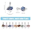 SUPERFINDINGS 36Pcs Tree of Life Pendant Charms Antique Silver Wire Wrapped Crystal Pendants Quartz Heart Pendants for Jewelry Making Necklace Earrings Bracelet DIY, Hole: 2mm #2