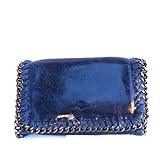 Superflybags Bolso Modelo Lina Superflybags Pochette Bolso O Bolso De Hombro En Cuero Genuino Hecho En Italia, color Azul, talla XL