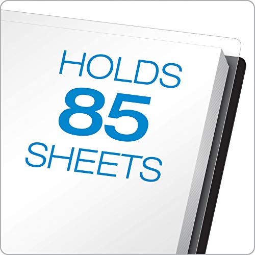 Oxford-Linen-Clear-Front-Report-Covers-Letter-Size-Black-5-Pack-50406