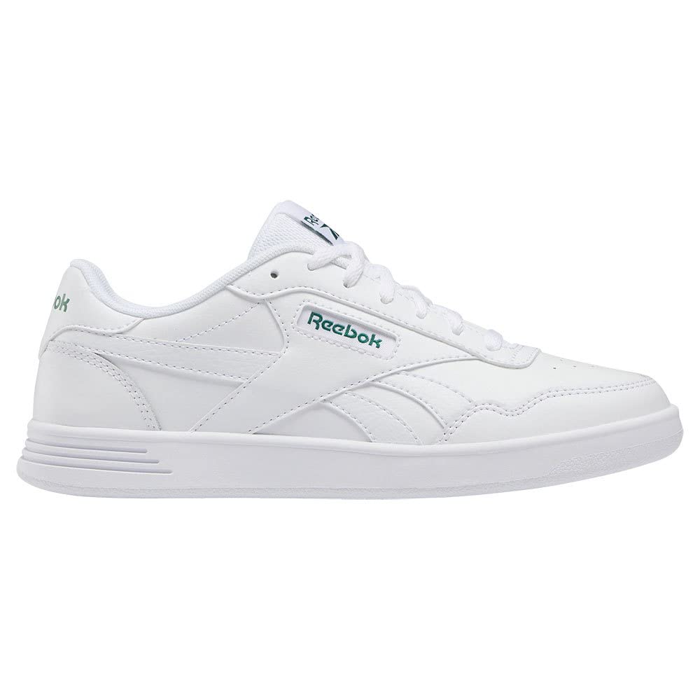Reebok Women Court Advance Sneaker, FTWR White/FTWR White/Clover Green, 2.5