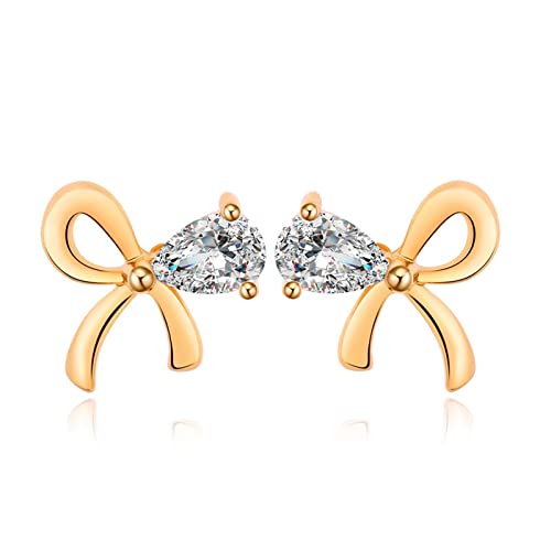 Boucles d'oreilles en Or 9k pour Femmes Anti-Allergie Helix Moissanite