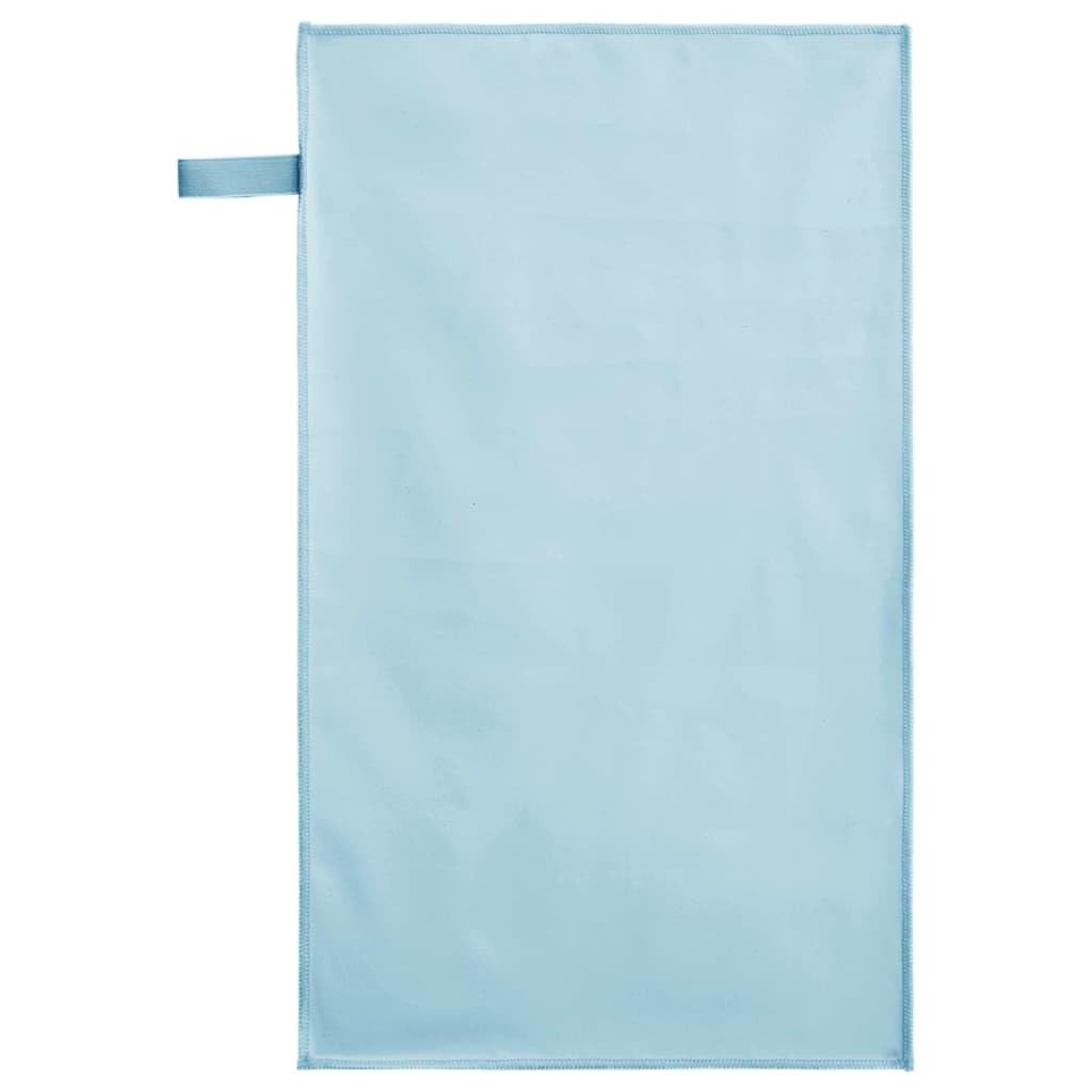 Sporthandtücher 2 Stück Blau 50 x 30 cm aus Polyester und Polyamid, schnelltrocknend, saugstark, weich, ideal für Fitnessstudio, Sauna, Schwimmbad und Wellness