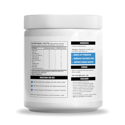 Wellcore Pure Micronised Creatine Monohydrate – 250 g