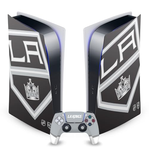 Sticker Los Angeles Kings PS5 pour protéger la console des rayures et personnaliser la manette