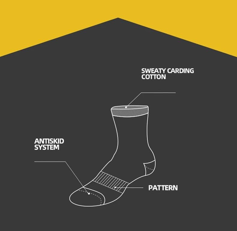 Image of 5 Pairs Cotton Sports Ankle Socks for Men & Women