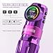 Wormhole Tattoo Gun Kit Wireless Tattoo Kit Tattoo Machine with Digital LED Display, 1,500 mAh Capacity Battery, Normal/Jump-Start/Dot Working Mode, 20Pcs Tattoo Needles Tattoo Pen Kit-Purple