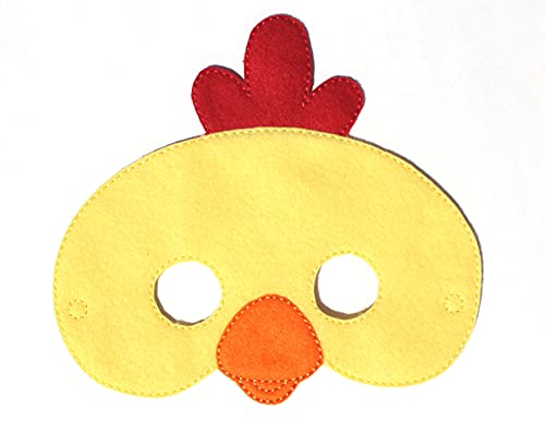Kids Chicken Felt Face Mask For Halloween Costume Or Everyday Pretend Play #TOP1