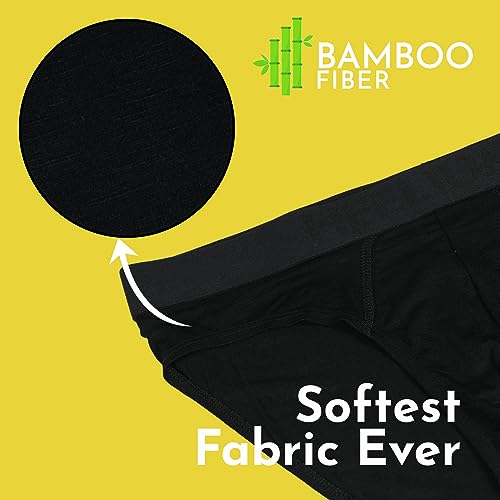 Image of HEELIUM Bamboo Underwear Brief for Men | 3X Softer Than Cotton & Odour Free | Stretchy Fabric & Durable Waistband