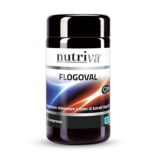 Nutriva Flogoval, Integratore Alimentare A Base Di Estratti Vegetali. Con Boswellia E Artiglio Del Diavolo. Supporto Articolazioni, Benessere Articola