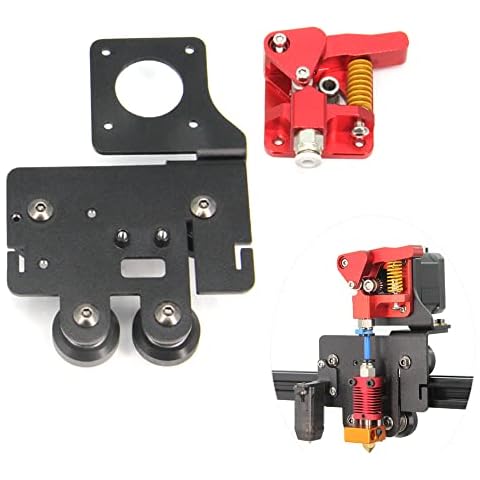 Yeebyee Ender 5 pro Direct Drive Upgrade Kit Aluminum Alloy Plate with Dual Gear Extruder Kit Easy Print TPU Flexible Filament for Ender 5 Pro/Ender 5/Ender 5 Plus (Aluminum Plate+Dual Extruder Kit) Cover