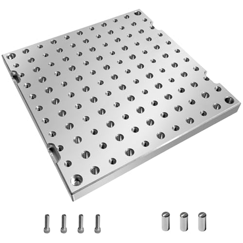 JMSMSH 12"x12"x0.8" Aluminum 6061 Fixture Plate Jig Custom CNC Machining Manufacturing