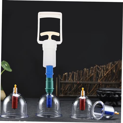 VOSAREA Bomba de Mano para Ventosas con Tubo de Extensión - Bomba de Vacío para Terapia de Puntos de Acupuntura - Herramienta de Succión Manual para Masaje en Casa, Accesorios de Reemplazo para Alivio miniatura 6