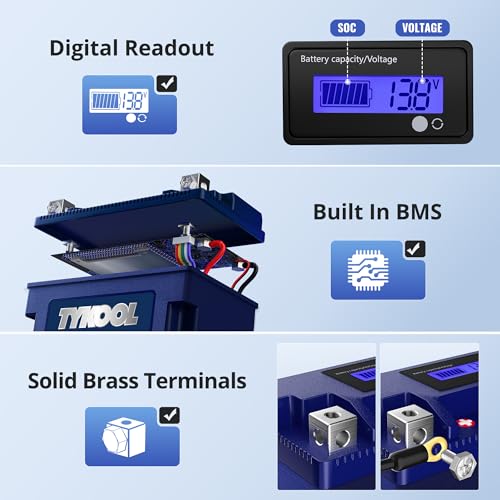 Image of TYKOOL YTX9-BS-PRO,3X Cranking Amps,5X Life, Lithium LiFePO4 Motorcycle Battery,300 CCA,Powersports Battery,Fits for ATV,UTV,Scooter,Riding Lawn Mower,Honda eu3000is,400ex,Predator Generator