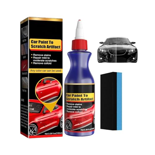 Quita Arañazos Coche,Reparador de Arañazos Coche,Reparador Arañazos Profundos Coche,Elimina y Repara Arañazos Profundos - Pulimento para Reparar Arañazos de Coche - Kit Restauración Pintura Vehículos