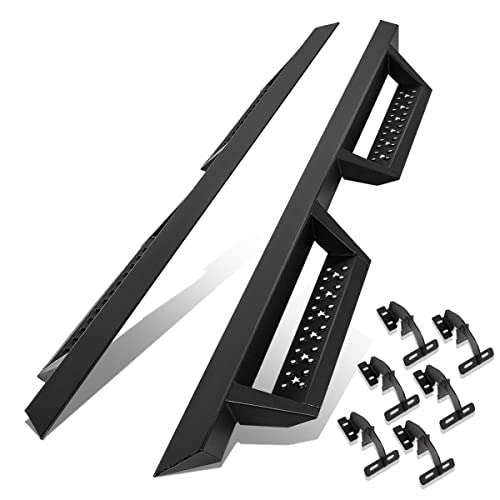 Estribos laterales para Dodge Ram 2009-2024 negro 2.75 pulg miniatura 1