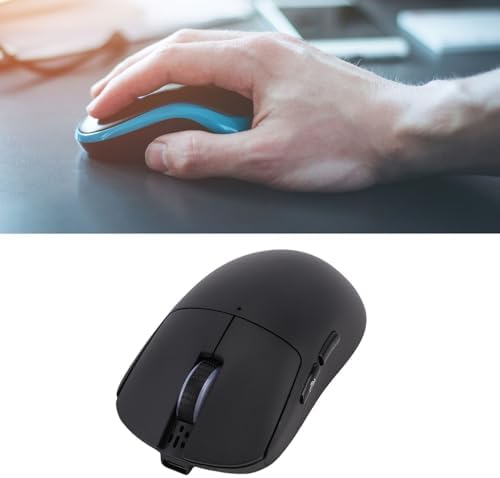 Pomya AI Voice Mouse for ChatGPT, 6 in 1 Smart Wireless Bluetooth Mouse with Voice Typing & Translation, Document Output, Code Generation for Desktop PC Laptop (Black) — view 4