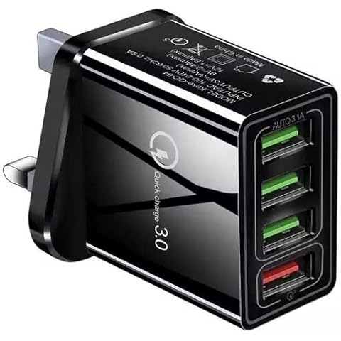 4-Port USB Charger with Quick Charge Cover